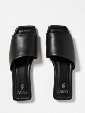 Franco Sorto Bordo Black Sandals size 6.5